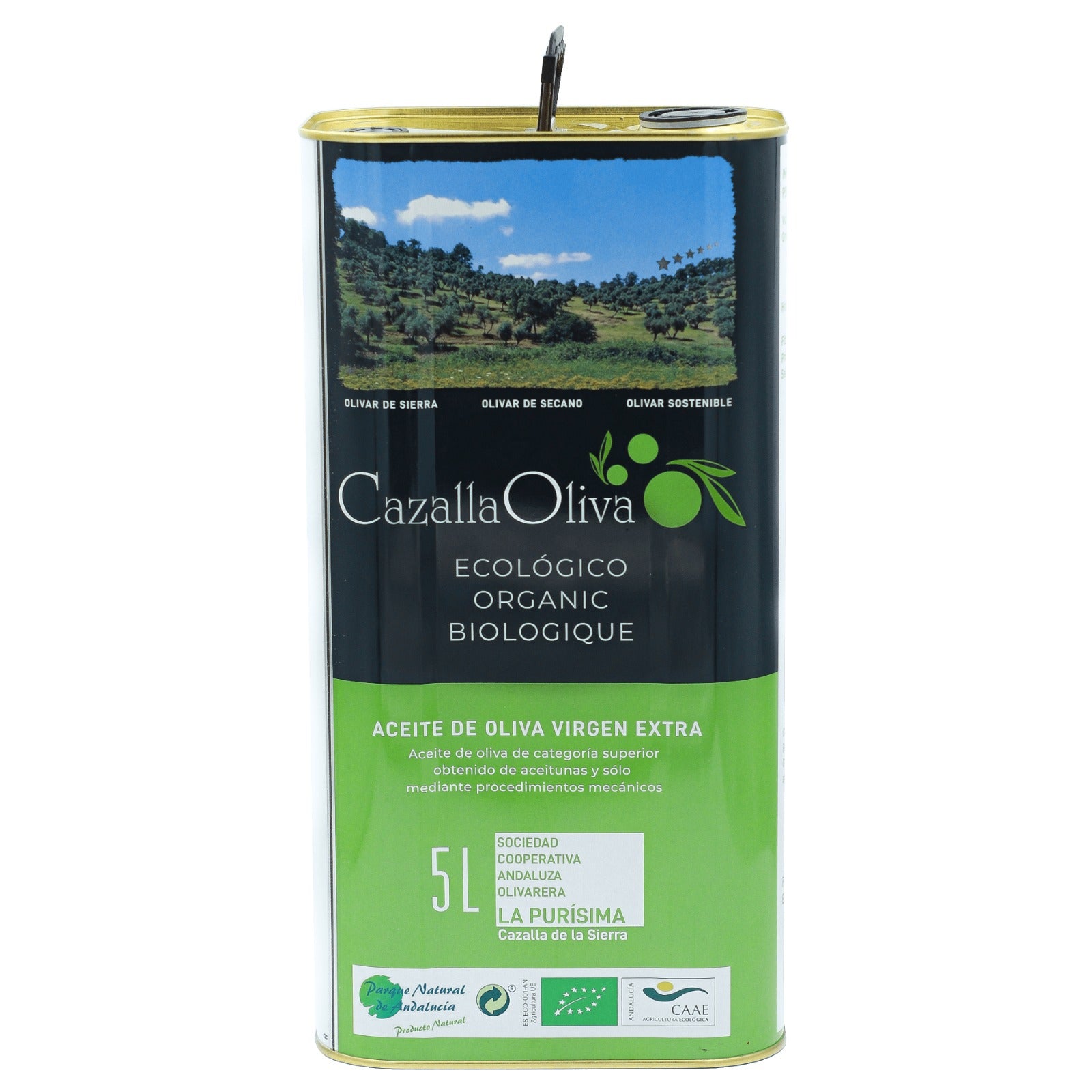 Lata AOVE Ecológico 5L - Cazalla Oliva